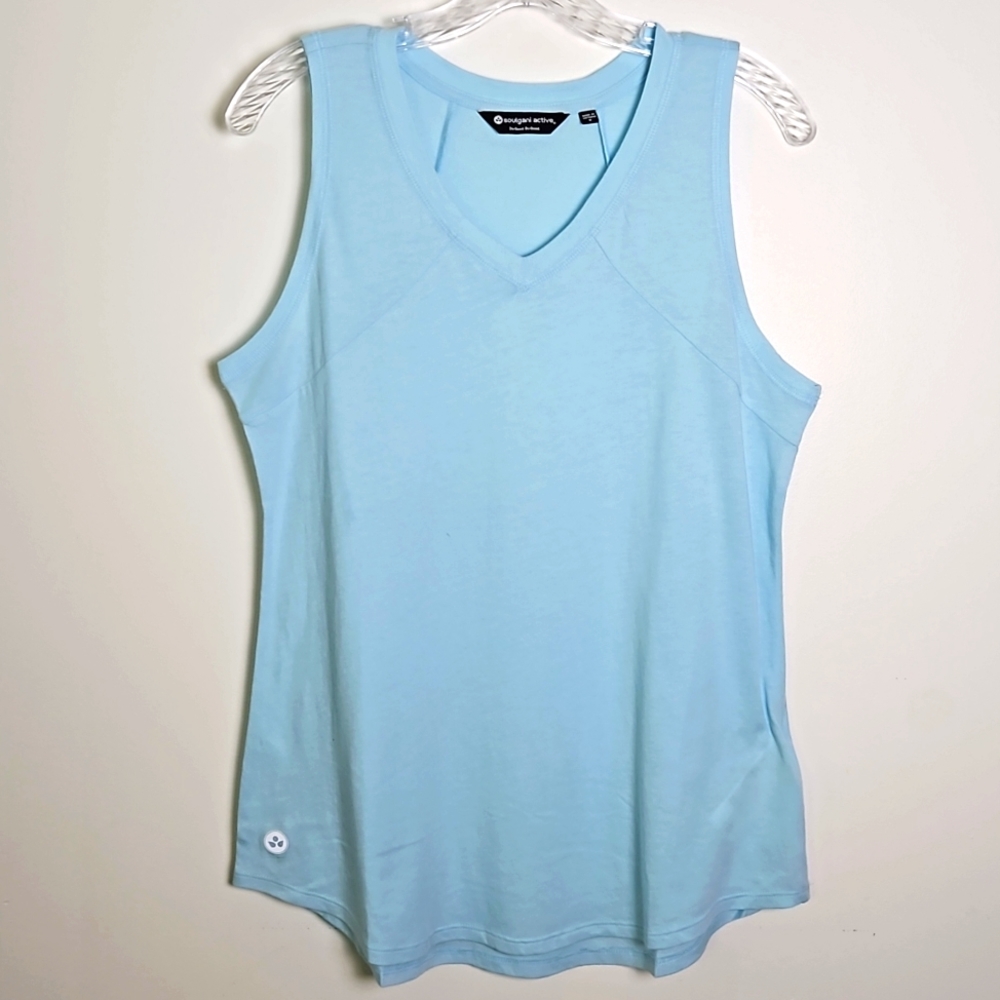 NEW Soulgani Active Blue Hourglass Tank Size S - Picture 3 of 7